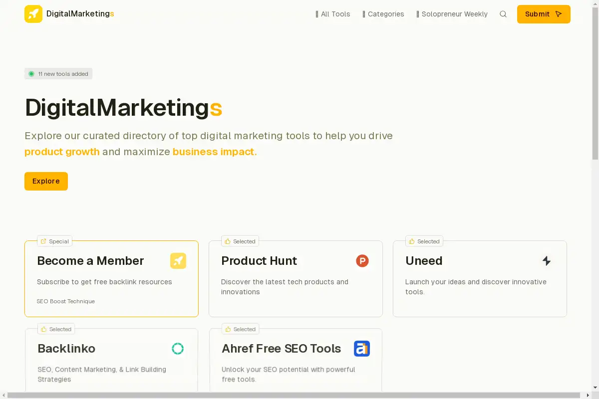 Digital Marketing Tools