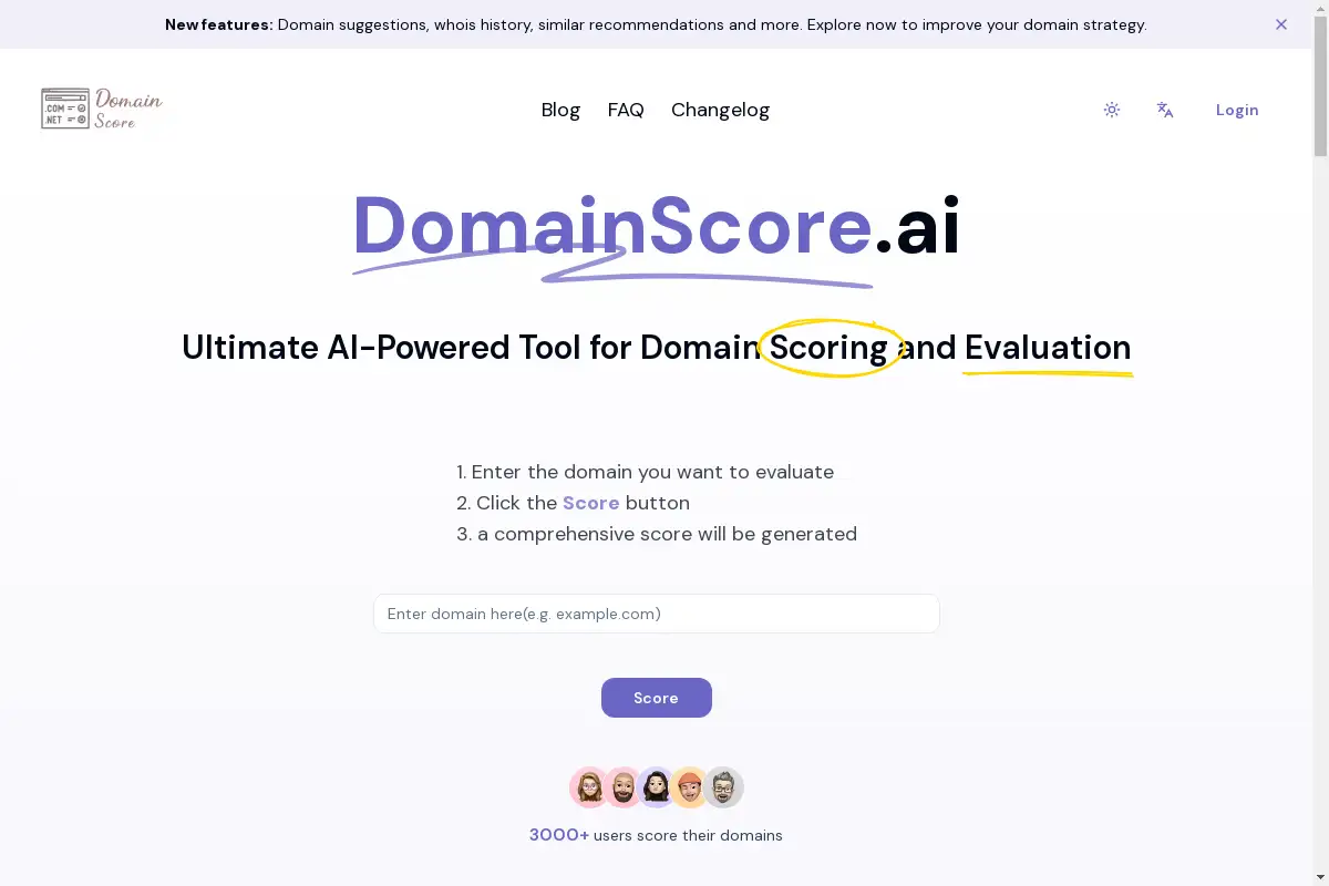 Domain Score