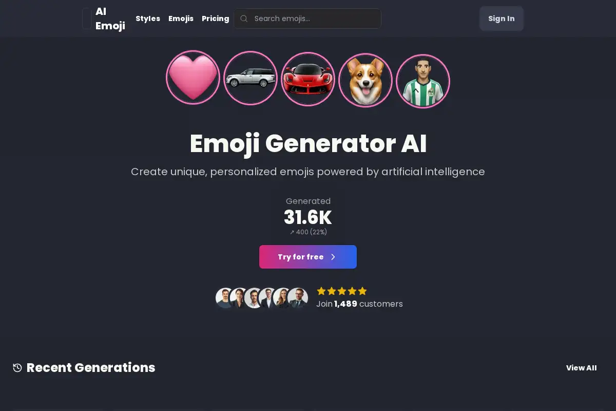 Emoji Generator AI