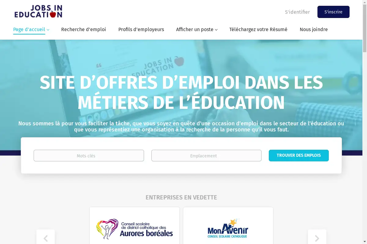 Emplois En Education