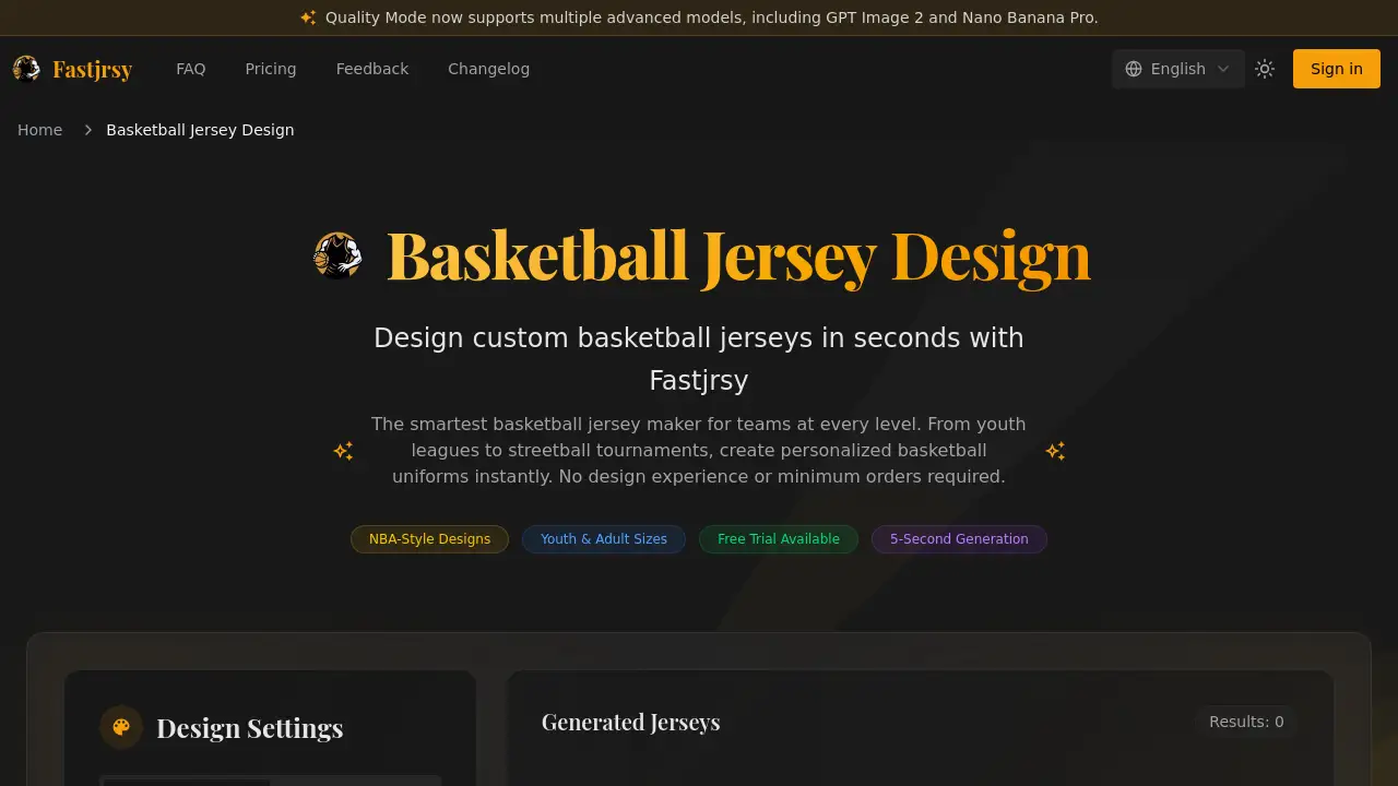 AI Basketball Jersey Design