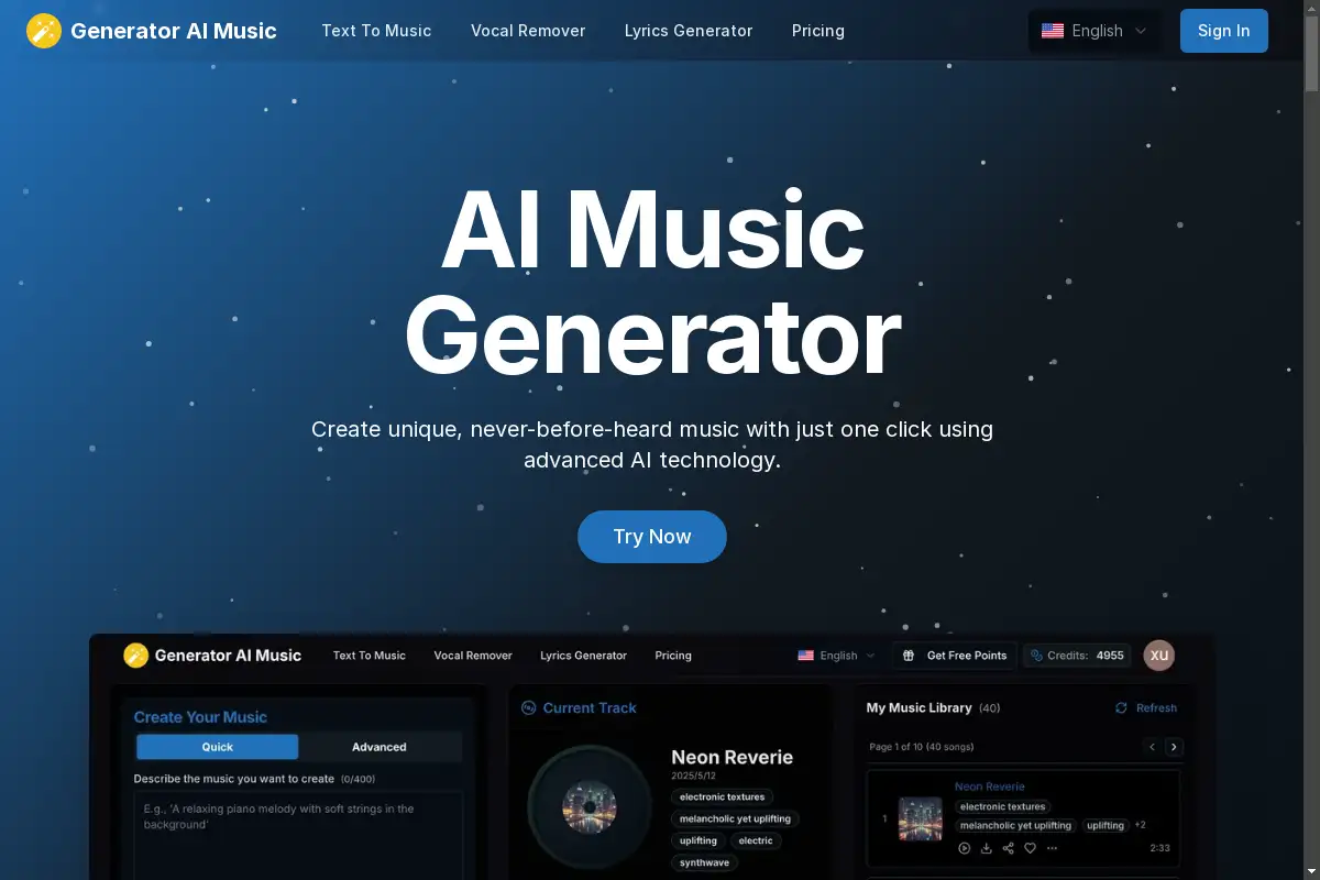 generator ai music