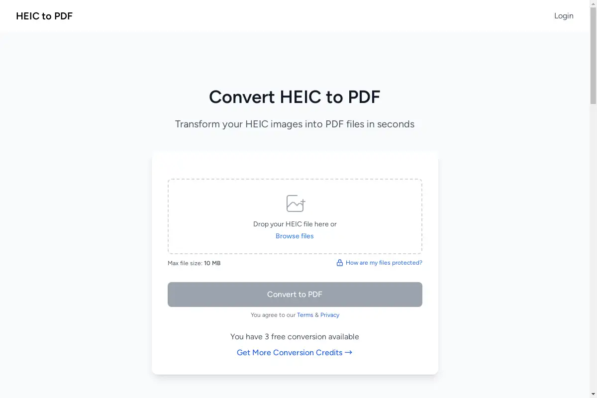 HEIC to PDF