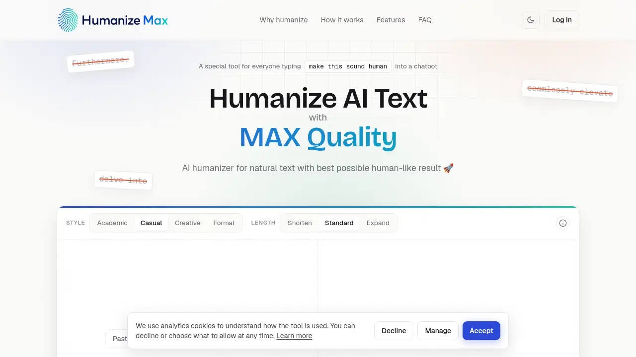 Humanize Max