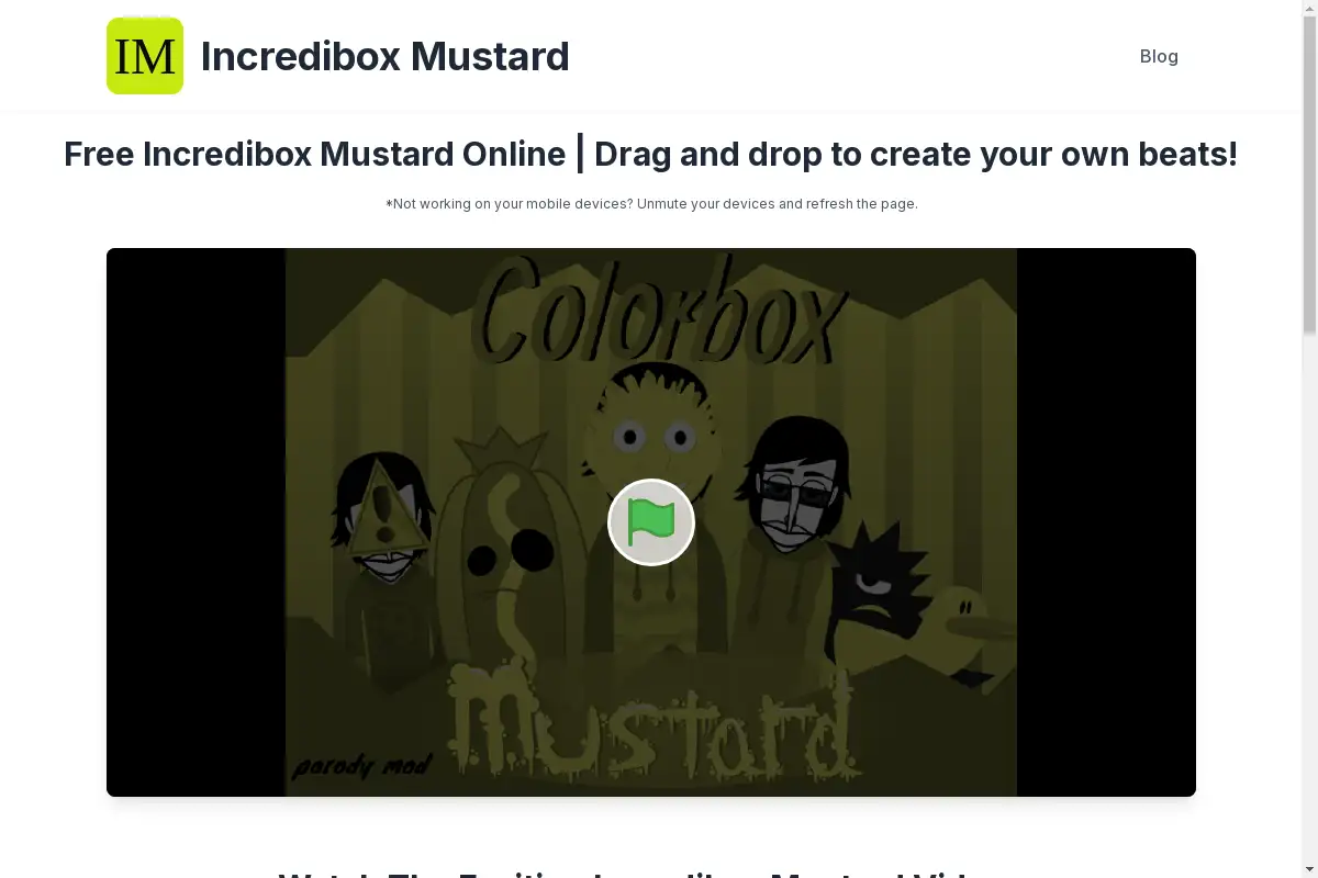 Incredibox Mustard