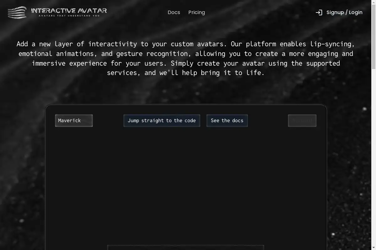 Interactive Avatar