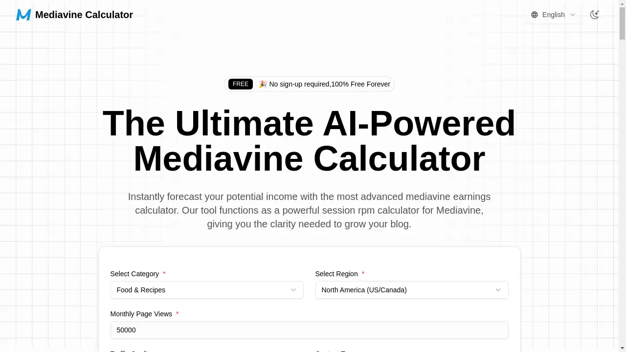 Mediavine Calculator