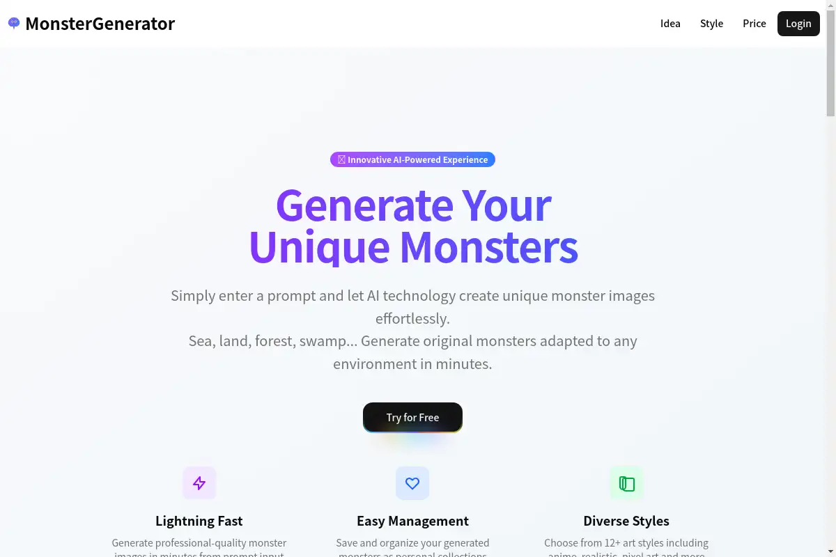 Monster Generator