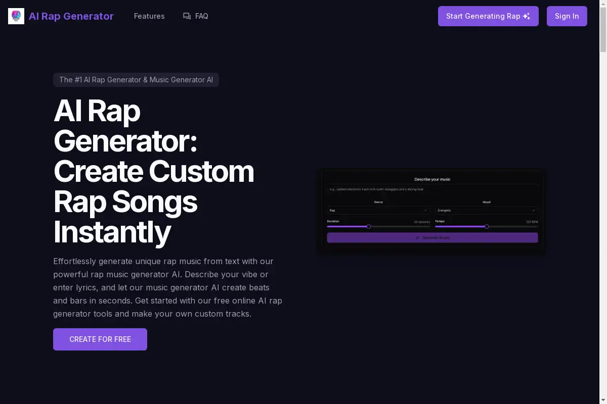 AI Rap Generator