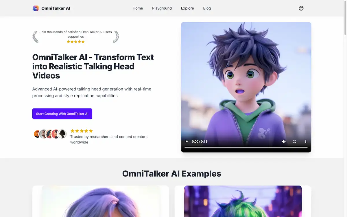 OmniTalker AI