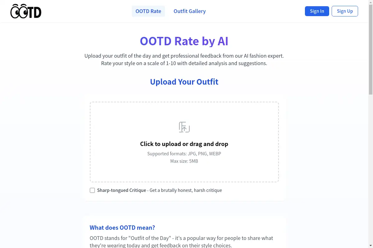 OOTD Rate