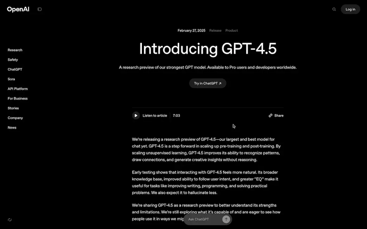 GPT-4.5