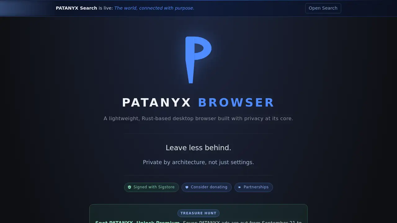 PATANYX Browser