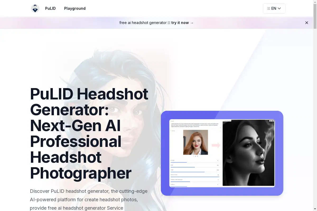 PuLID Headshot Generator