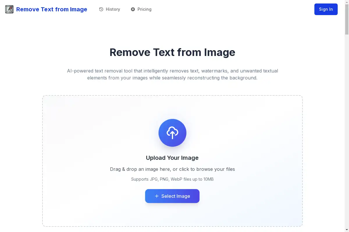 Remove Text From Image