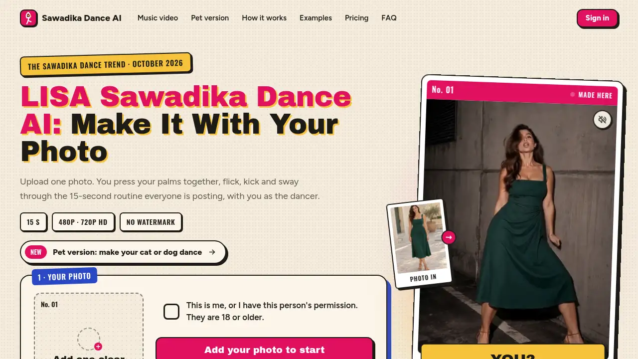 Sawadika Dance AI