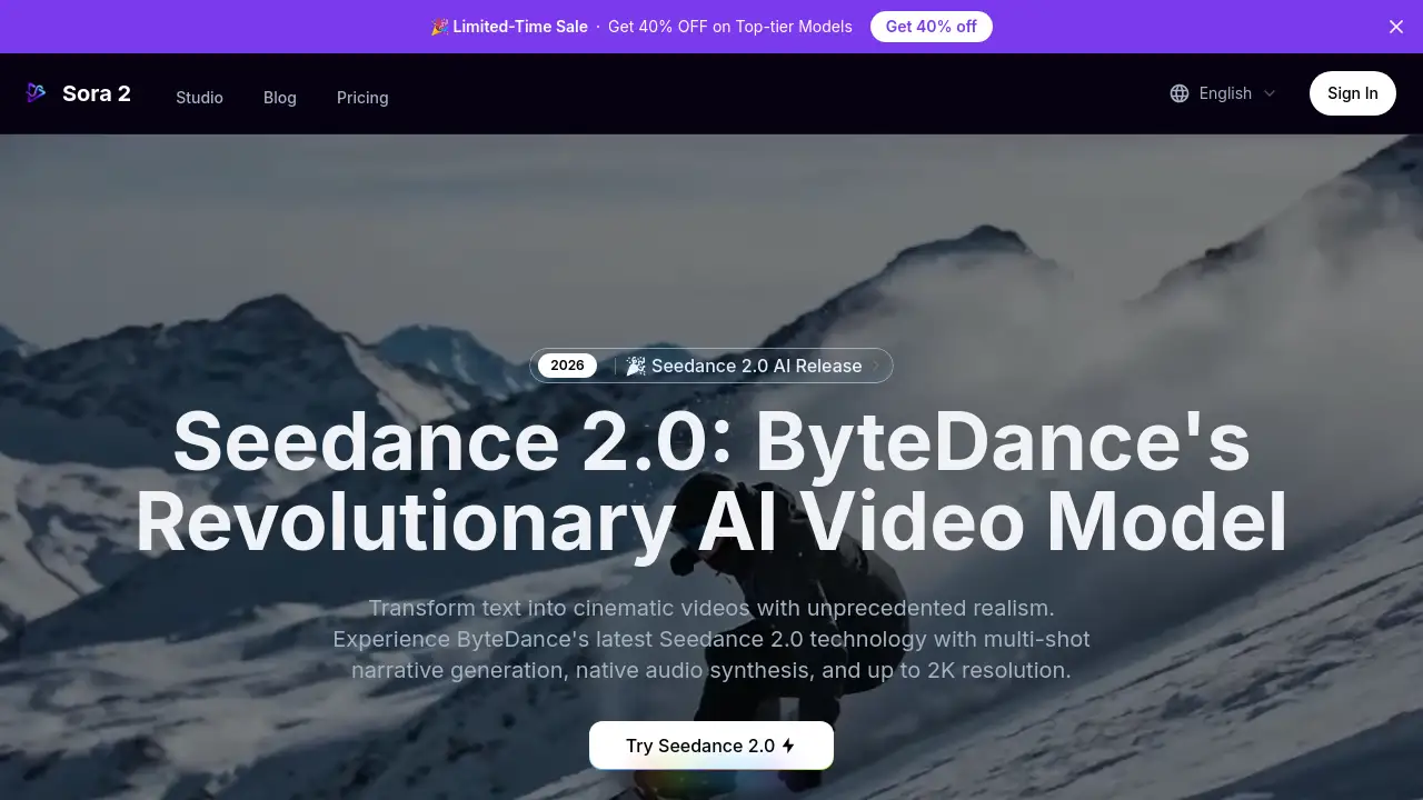 Seedance 2.0 AI