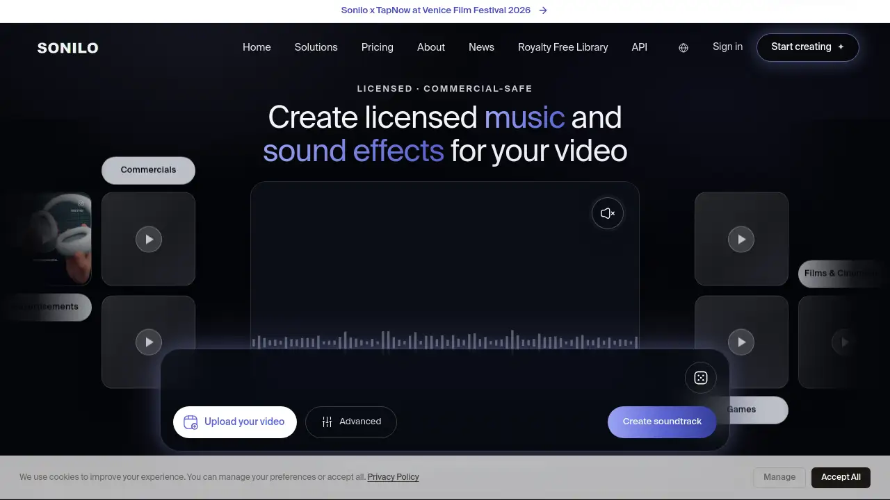 Sonilo — AI Music for Your Videos