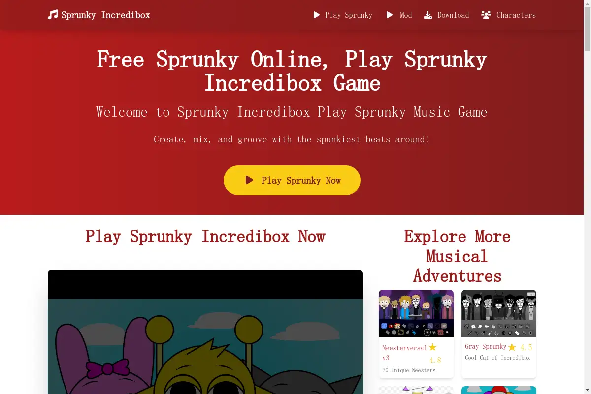 Sprunky Incredibox