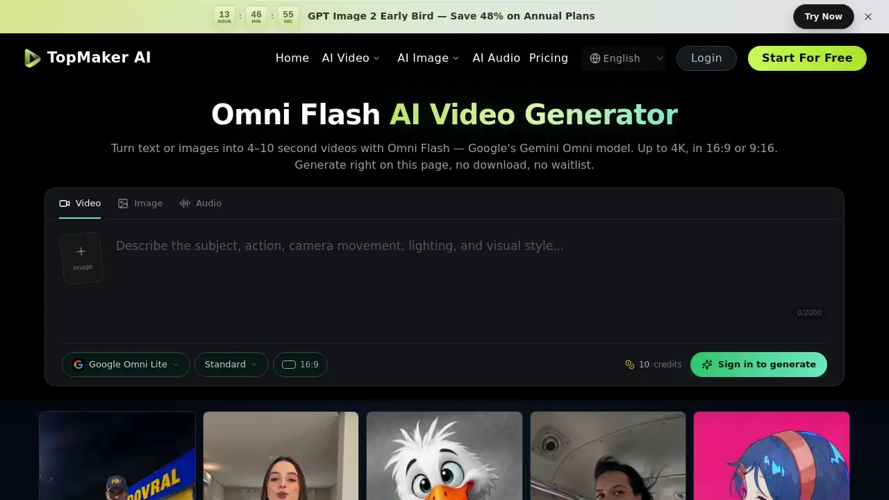 Omni Flash AI Video Generator