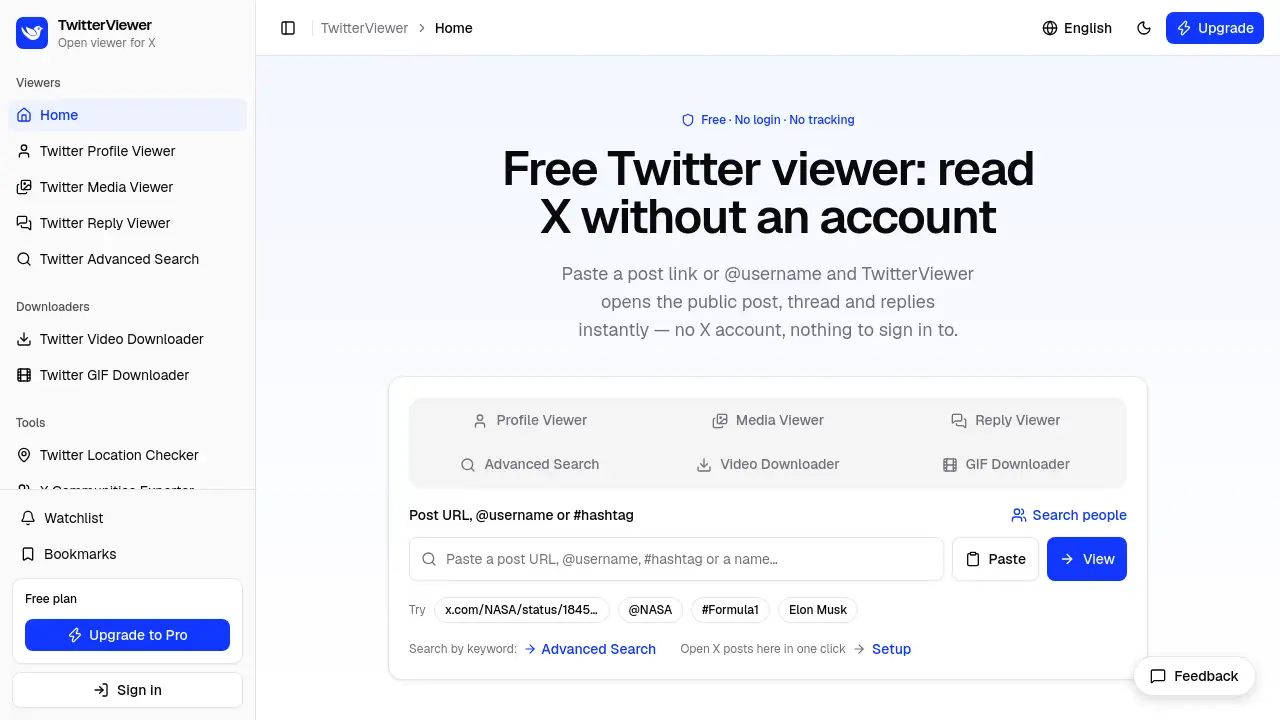 TwitterViewer