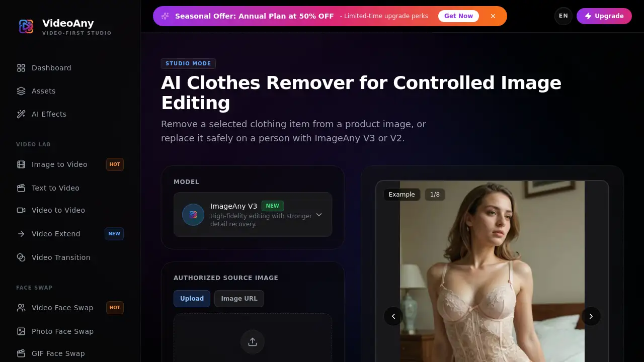AI Clothes Edit
