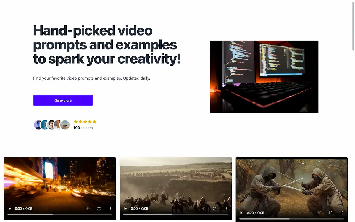 Best Video Prompts Library and Examples