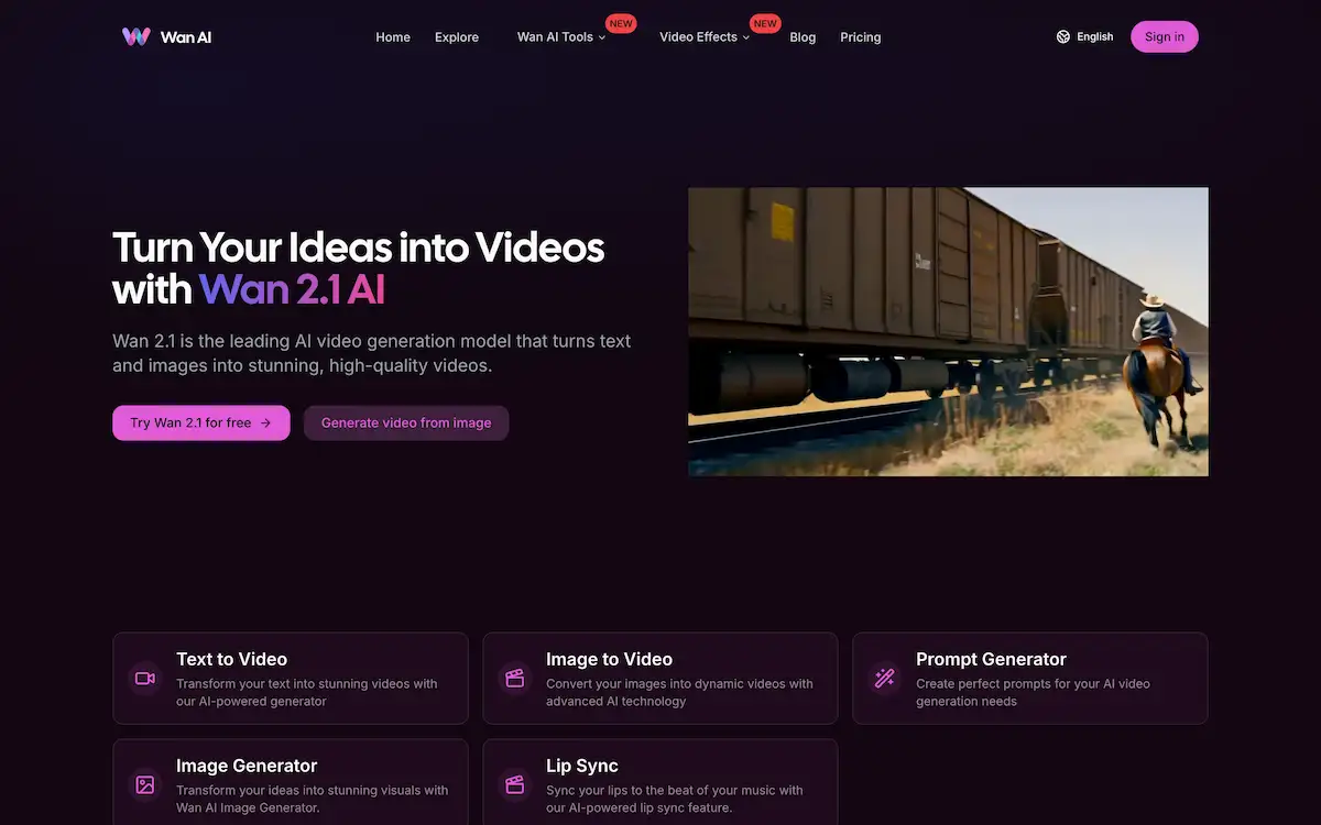 Wan AI Video Generator