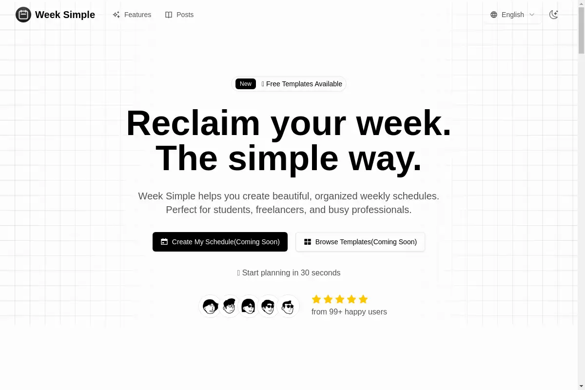 Week Simple