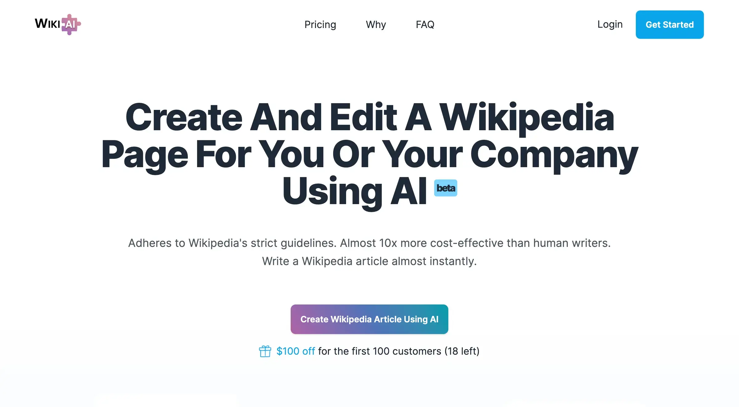 Wikipedia Article AI