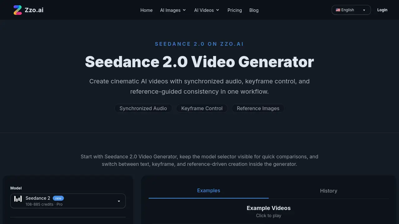 Seedance 2 Video Generator